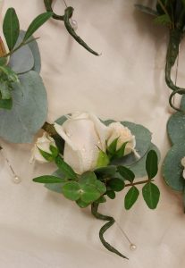 Blush rose buttonhole