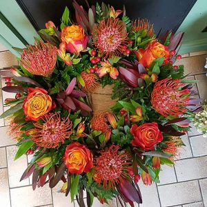 Protea wreath